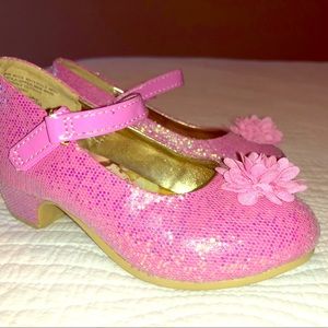 Disney Princesses pink glittery heels